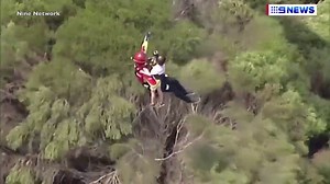 Three-year-old child airlifted as helicopter makes emergency landing