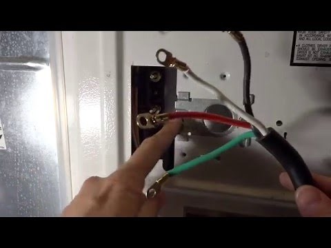 Replacing a clothes dryer cord and terminal block