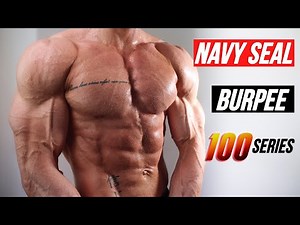 100 Navy Seals Burpees 🔥Best Bodyweight Chest Workout