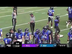 West Chester vs Bentley Football Highlights | 2025 NE10 Football