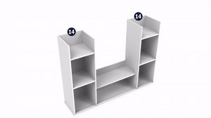 FUFU&GAGA 63 in. W White Wood 3-in-1 Hall Tree Shoe Storage Bench with Metal Double Hooks, Bag Storage Adjustable Shelves, Drawers KF020455-012