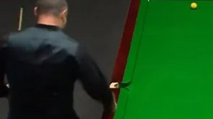 Shocking moment snooker star punches table in disgust at World Championship