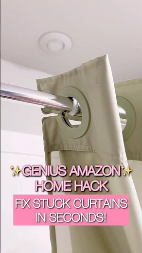 Budget-Friendly Curtain Hack: Transform Your Space with Glide Tape! 🌟✨ | Say Goodbye to Snags!