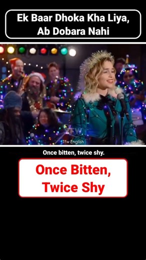 Tfw English on Instagram: "𝗢𝗻𝗰𝗲 𝗯𝗶𝘁𝘁𝗲𝗻, 𝘁𝘄𝗶𝗰𝗲 𝘀𝗵𝘆 --- #oncebittentwiceshy #commonenglish #dailyenglish #idiomsandphrases #education --- 𝗠𝗲𝗮𝗻𝗶𝗻𝗴: If someone has had a bad experience once, they become more careful, cautious, or scared the next time. One bad incident makes you extra cautious. --- 𝗦𝗶𝗺𝗽𝗹𝗲 𝗦𝗲𝗻𝘁𝗲𝗻𝗰𝗲𝘀: 1. She doesn’t trust easily anymore — 𝗼𝗻𝗰𝗲 𝗯𝗶𝘁𝘁𝗲𝗻, 𝘁𝘄𝗶𝗰𝗲 𝘀𝗵𝘆. 2. He avoided investing again because 𝗼𝗻𝗰𝗲 𝗯𝗶𝘁𝘁𝗲𝗻, 𝘁𝘄𝗶