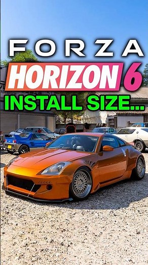 Forza Horizon 6 Install Size is HUGE…