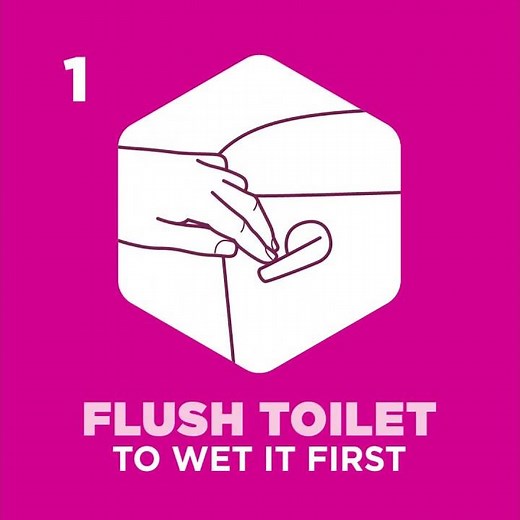 Harpic | Hygienic & Fresh Stickers | How To Use In 4 Steps | Floral