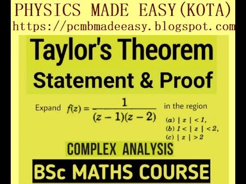 COMPLEX AND CONTOUR INTEGRATION; EVALUATION OF REAL INTEGRALS; TAYLOR AND LAURENT`S THEOREM / JEE-3;