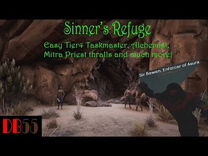 How to get an easy Tier 4 Taskmaster, Alchemist and Brimstone! Conan Exiles Sinner's refuge guide