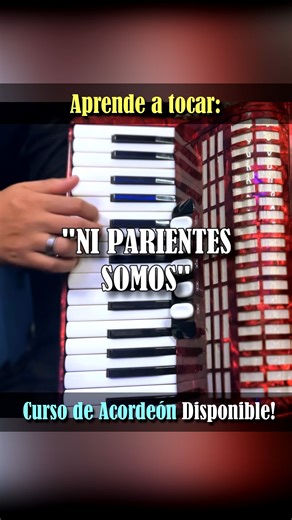 Video Lento aqui 👉👉 https://youtu.be/lQ_OZkgtM2E "Ni parientes somos" Acordeon de teclas Tutorial #lostigresdelnorte #niparientessomos #acordeon | Aprende acordeon de teclas