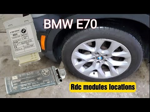 Bmw E70 RDC module locations