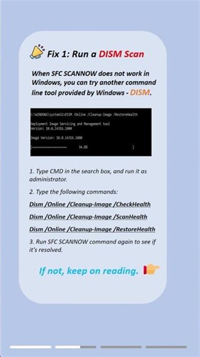 How to Fix SFC SCANNOW Stuck at 73 Issue #sfc #scannow #stuck