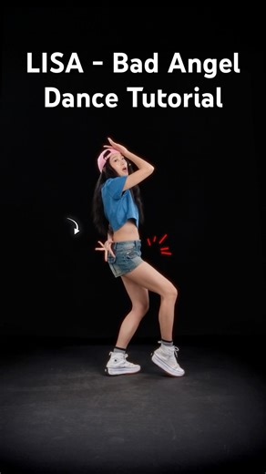 Anyma x LISA - Bad Angel | dance tutorial, slowed, mirrored, with Singsinging #badangel #lisa #anyma