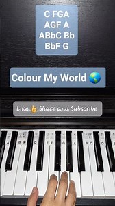 Colour My World 🌎 | @shel1018 #shorts #piano #70s Like 👍 Share and Subscribe