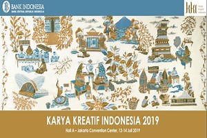 Dorong UMKM Go Export & Go Digital, BI Gelar Karya Kreatif Indonesia 2019