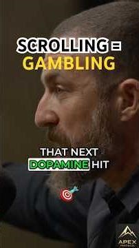 Why Scrolling Feels Like Gambling! #Dopamine #hubermanlab #Shorts