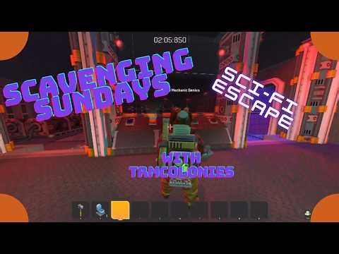 Sci Fi Escape Room! (Scrap Mechanic Scavenging Sundays) with @TRMColonies