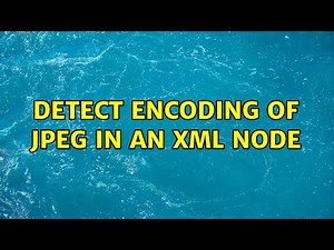 Detect encoding of JPEG in an XML Node