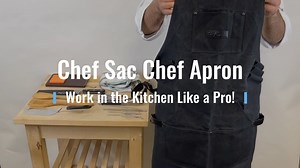 Watch Work in the Kitchen like a PRO with the Chef Sac Chef Apron! on Amazon Live