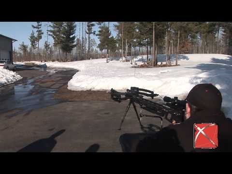 100 Yard Shot With A PSE Tac Elite Crossbow