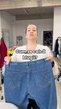 Cum să calci o pereche de blugi?