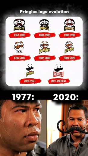 Pringles logo evolution 😄