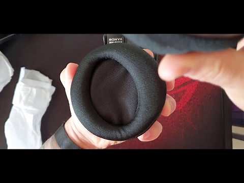 Sony MDR RF855RK TV stereo wireless headphones Unbox