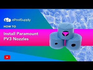 How to install Paramount PV3 Nozzles