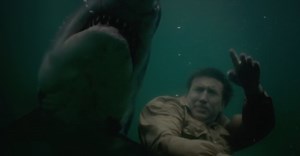 It's Cage vs. Shark in new trailer for USS Indianapolis: Men of Courage