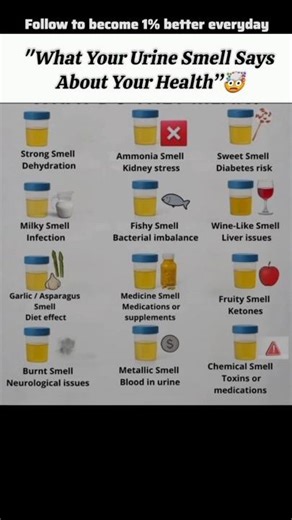 " Urine Odors Decoded " 🤯