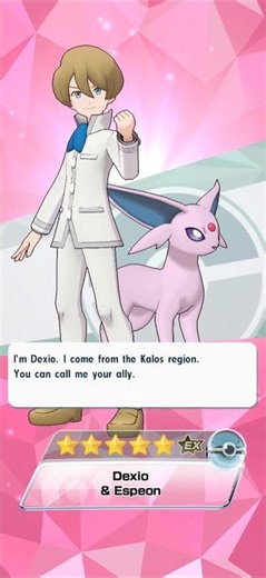 Dexio & Espeon Pull #pokemonmasters #dexio #espeon #pokemon #kalos
