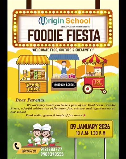# 3 days to go # origin school food fest