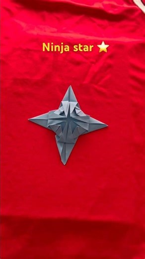 😍 No Glue, No Scissors! Paper Ninja Star Tutorial