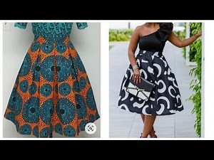 BOX/KISS PLEATED SKIRT with Elastic band || cutting and stitching