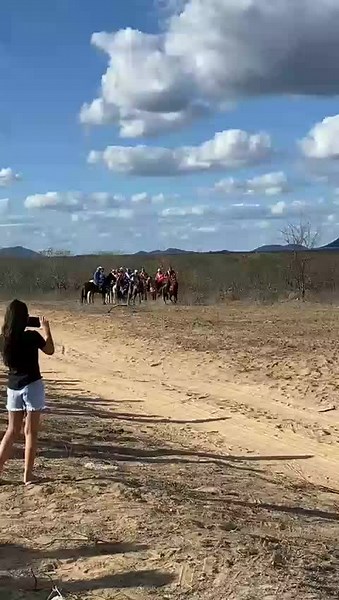 Horseback Riding Adventure in Scenic Open Field