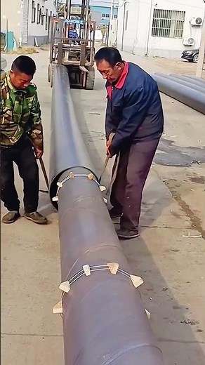Installation process of PE steel sleeve insulation pipe