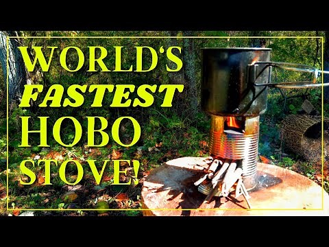 WORLD'S FASTEST HOBO STOVE! [New Build]