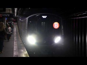 MTA New York City Subway : Brighton Beach Bound R211A B Train @ Grand Street