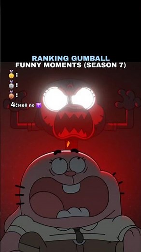 Ranking Gumball Funny Moments Season 7 🤯 #shorts