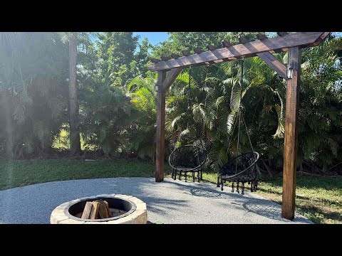 Build the Ultimate Smokeless Firepit Pergola Lounge | Step-by-Step PineGold DIY