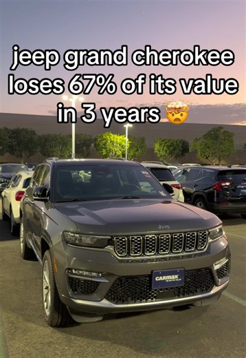 Jeep Grand Cherokee depreciation: loses 67% value in 3 years