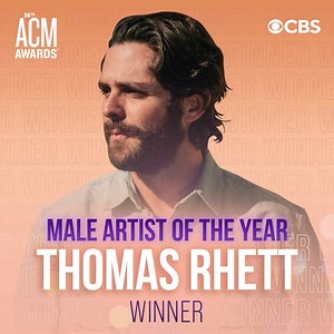 Such a blessing and an honor. Thank you ACM - Academy of Country Music and y’all 🙌🏼 #acmawards | Thomas Rhett