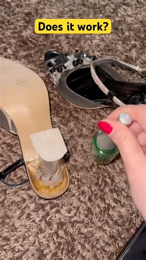 Testing nail polish on sandals!