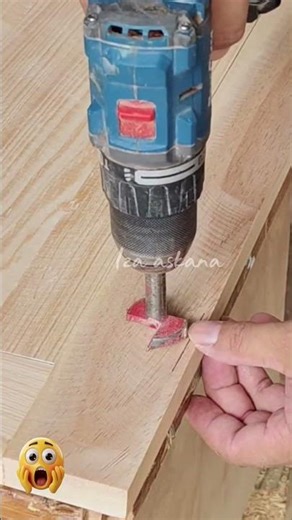 Easy trick to install the spoon hinge #woodworking #wood #woodwork