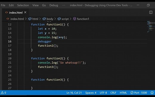 8种方式在chrome开发工具中调试js