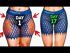Thick Thighs + Hip Dips + Saddlebags | 10 Min Thigh Fat Workout — Day 4
