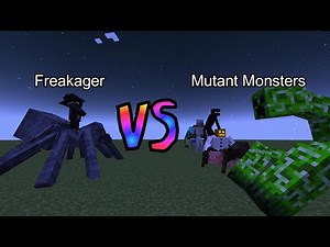 New Freakager vs Mutant Monsters | Minecraft Mob Battle