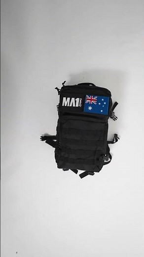 MA1 Military Backpack - Black