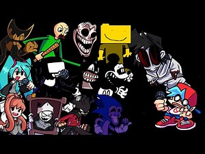 FNF Monochrome But Different Characters Sing It 🎶 (Everyone Sings Monochrome)