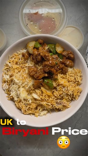UK lo Biryani Price Shock 😳 Hyderabad Express Review | Telugu Food Vlog #shorts #biryani #ukbiryani