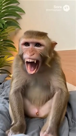 funny 🤣 fart monkey will make you laugh #monkey #funny #anmals #viral